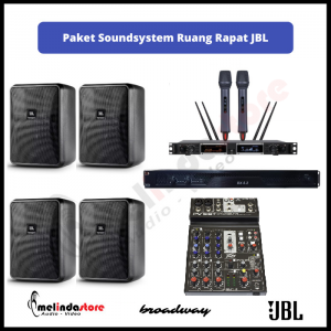 Paket Sound System Ruang Rapat Speaker JBL - Luas 50m2 B